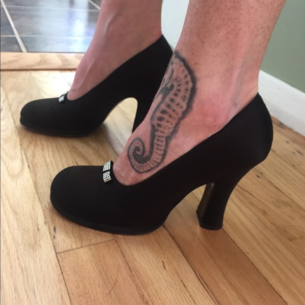 Sonia Rykiel Satin Heel (Vintage)